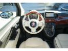 Fiat 500 0.9i TwinAir - 85 S&S - BV Dualogic 2017 C CABRIOLET Riva Volant bois PHASE 2 BLEU FONCE  - 11