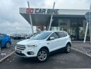 Ford Kuga TDCI 150 ch BVM6 Garantie 6 ans GPS Attelage Régul Bluetooth 17P 315-mois Blanc  - 1