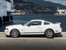 Ford Mustang GT 500 SHELBY 500 CV - MONACO Blanc avec Bandes Noires  - 4