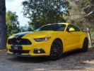 Ford Mustang MAGNIFIQUE FORD MUSTANG VI GT FASTBACK 5.0 V8 421ch BOITE MANUELLE FULL OPTION PACK PERF 1ère MAIN Jaune Triple  - 4
