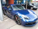 Porsche 718 Cayman S 2.5 349 Ch PDK Exclusive Burmester CHRONO PASM PSE PDLS P.APPROVED Garantie 12 Mois Prémium Bleu  - 1