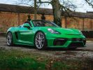 Porsche 718 Spyder PDK-Chronos-Python Green- Approuved- Vert  - 9