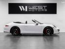 Porsche 911 991 Phase 1 Carrera S Cabriolet 3.8 400 PDK FRANÇAISE PSE Volant SportDesign Tout Cuir Blanc  - 3