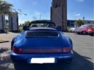 Porsche 911 CAB TURBO LOOK USINE WLT 3.6 Carrera 3600cm3 250cv  Bleu Nacré  - 8