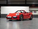 Porsche 991 991.2 Turbo S 581 Cabriolet BOSE CHRONO PDLS+ PCCB Porsche Approved 04/2026 Rouge  - 6