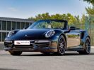 Porsche 991 Phase 2 Turbo Cabriolet 3.8 L 540 Ch PDK FR Noir Intense Métallisé  - 2