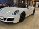 Porsche 991 PORSCHE 991.2 CARRERA 4 GTS 3.0 450CV PDK CABRIOLET /CAMERA /ROUES DIRECT /LIFT/ EXCLUSIF / 26200 KMS FULL Blanc  - 4