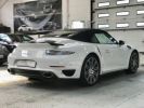 Porsche 991 PORSCHE 991 TURBO S CABRIOLET / 3.8 560CV / CARBONE / ACC /AKRAPOVIC/ SUPERBE Blanc  - 5