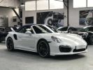 Porsche 991 PORSCHE 991 TURBO S CABRIOLET 3.8 560CV PDK / FULL CARBONE / APPROVED 08:2023 Blanc  - 9