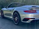 Porsche 991 PORSCHE 991 TURBO S CABRIOLET 580CV /2018 /43100 KMS/ ARGENT GT / BURMESTER / FULL Gris Gt  - 22