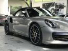 Porsche 991 PORSCHE 991 TURBO S CABRIOLET 580CV /2018 /43100 KMS/ ARGENT GT / BURMESTER / FULL Gris Gt  - 8
