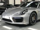 Porsche 991 PORSCHE 991 TURBO S CABRIOLET 580CV /2018 /43100 KMS/ ARGENT GT / BURMESTER / FULL Gris Gt  - 2
