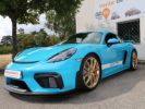 Porsche Cayman 718 GT4 4.0 420 CV BVM     Essence BLEU MIAMI  - 29