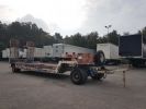 Trailer Samro Heavy equipment carrier body PORTE-ENGINS 2 essieux BLANC - BLEU - 4