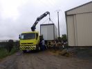 Trucks Renault Platform body + crane Jaune - 7