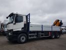 Trucks Renault C Platform body + crane 430 6x4 RETARDER - EFFER 220CL 4S BLANC - 1