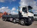 Trucks Renault C Platform body + crane 430 8x4 - FASSI F175A BLANC - 4