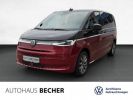 Volkswagen Multivan T7 Multivan STYLE eHybrid 218ch 7P T.Pano. 1èreM 360°  Full Acantara ACC Attelage pivotant Sièges AV chauffants électriques , massants et volant chauf Noire et Rouge  - 1