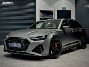 Audi RS6 AVANT II 4.0 V8 600 Ch QUATTRO PACK BLACK EXCLUSIVE FEUX MATRIX V-MAX- JA22 ACC LIGNE MILTEK B&O GRIS MATT FRANÇAISE Occasion