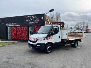 Chassis + body Iveco Daily 2/3 way tipper body + crane 70C17 TRIBENNE GRUE HMF 250 + TREUIL H 405 POIDS LOURDS Occasion