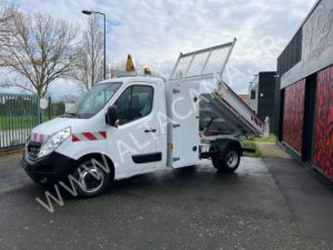 Chassis + body Renault Master Back Dump/Tipper body 165CV L3 ROUES JUMELEES BENNE GRAND COFFRE CROCHET TRI-FLASH GYROPHARES Occasion