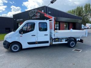 Chasis + carrocería Renault Master Caja abierta + grúa 110 DOUBLE CABINE 6 PLACES GRUE FASSI 150 Occasion