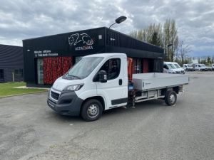Chassis + carrosserie Peugeot Boxer Plateau + grue 130  Occasion