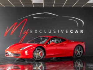 Ferrari 458 Italia – Pack Carbone Habitacle, Volant LED – Historique COMPLET - Pneus Et Plaquettes NEUFS - Garantie POWER 06/2022 Vendu