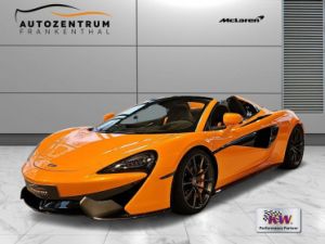 McLaren 570S V8 3.8 570S Spider LED Carbon Orage Ventura GPS Garantie McLaren 02/2025 Occasion