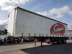 Trailer Leveques Curtain side body P.L.S.C. 10m40 PORTE-CHARIOT MANITOU Occasion