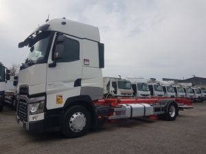 Trucks Renault T Container carrier body HIGH 480 B.D.F. - RETARDER Occasion