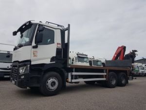 Trucks Renault C Platform body + crane 380 6x4 FASSI F175A Occasion